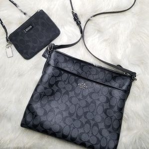 Coach Crossbody Bag Purse w/ Wristlet Bundle Lot